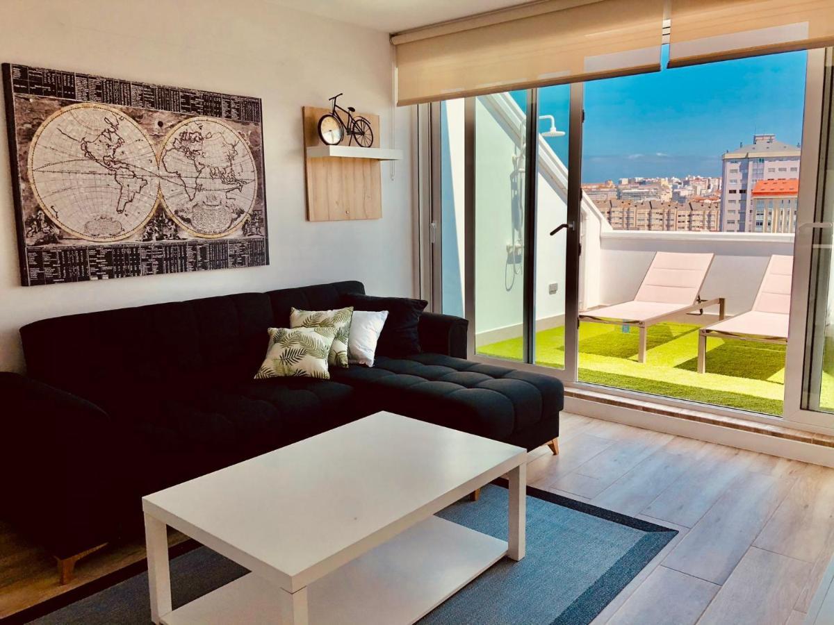 Atico Estacion Apartment A Coruna Ngoại thất bức ảnh